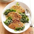 Sauteed Spinach with Grilled Chicken